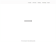 Tablet Screenshot of elansnowboards.com
